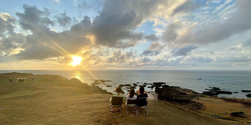 Dawn at Phu Quy island.